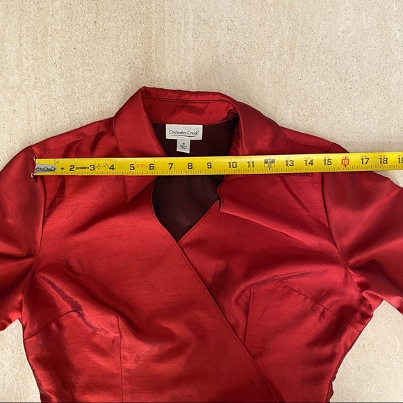 ⭐️HOST PICK⭐️ Coldwater Creek Glamour Wrap Blouse - Picture 13 of 16